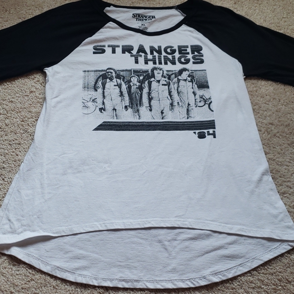 Like new! Stranger Things 3/4 sleeve tunic